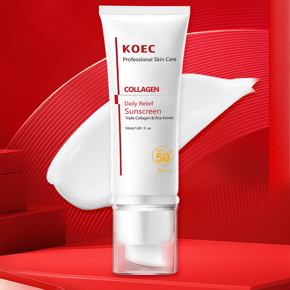 KOEC Collagen Daily Relief Sunscreen SPF 50+ PA+++ — 50ml